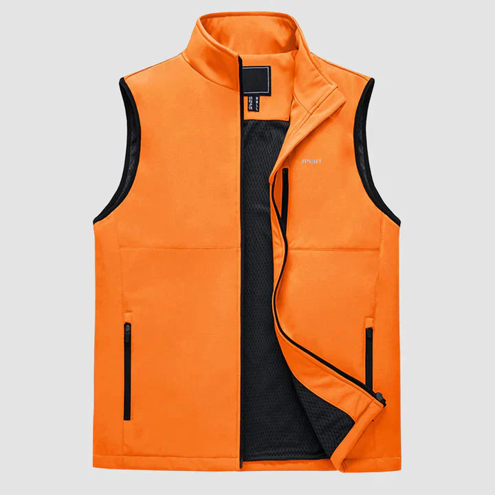 Oliver – leichte ärmellose jacke für herren 4