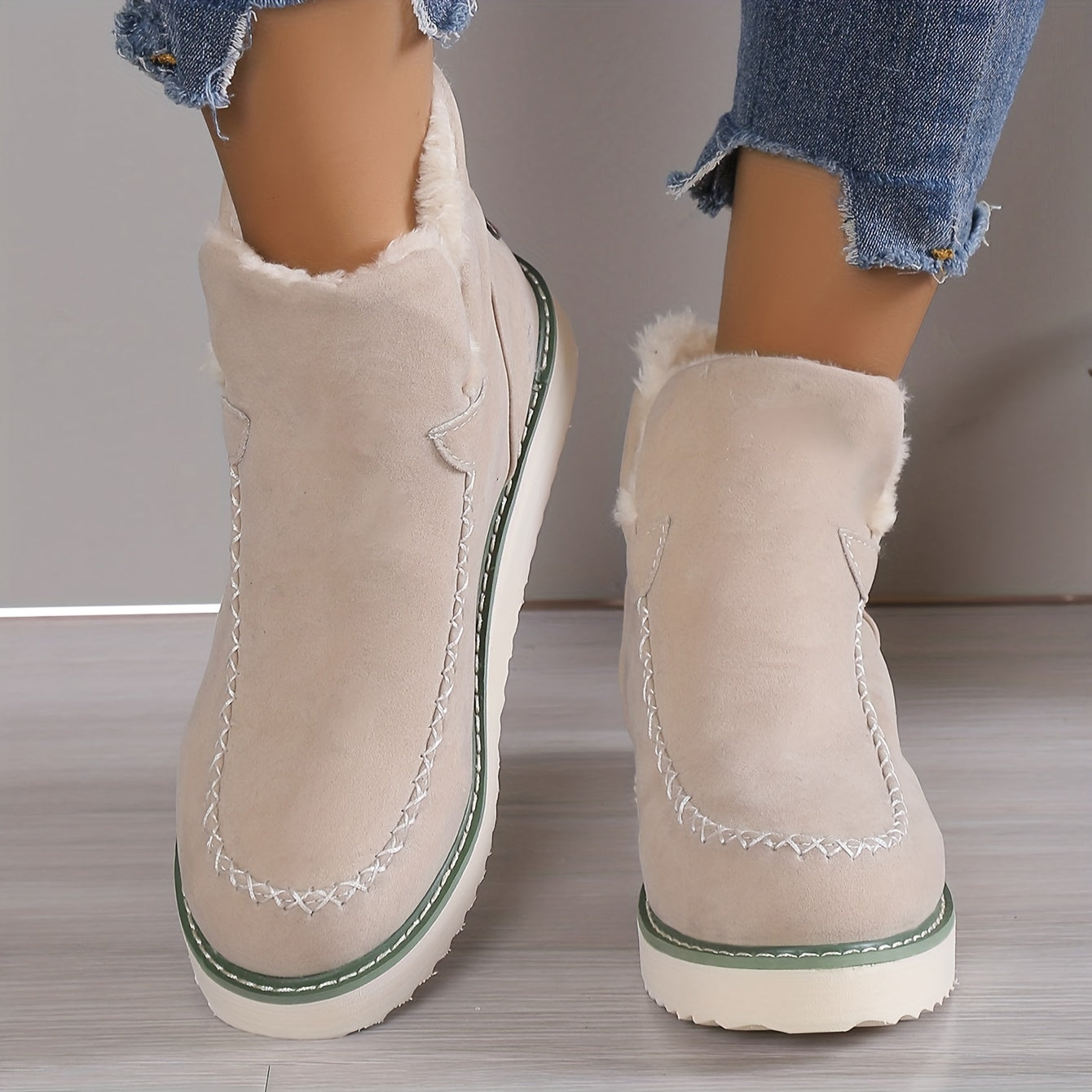 Orthopädische Schuhe mit Fell 0
