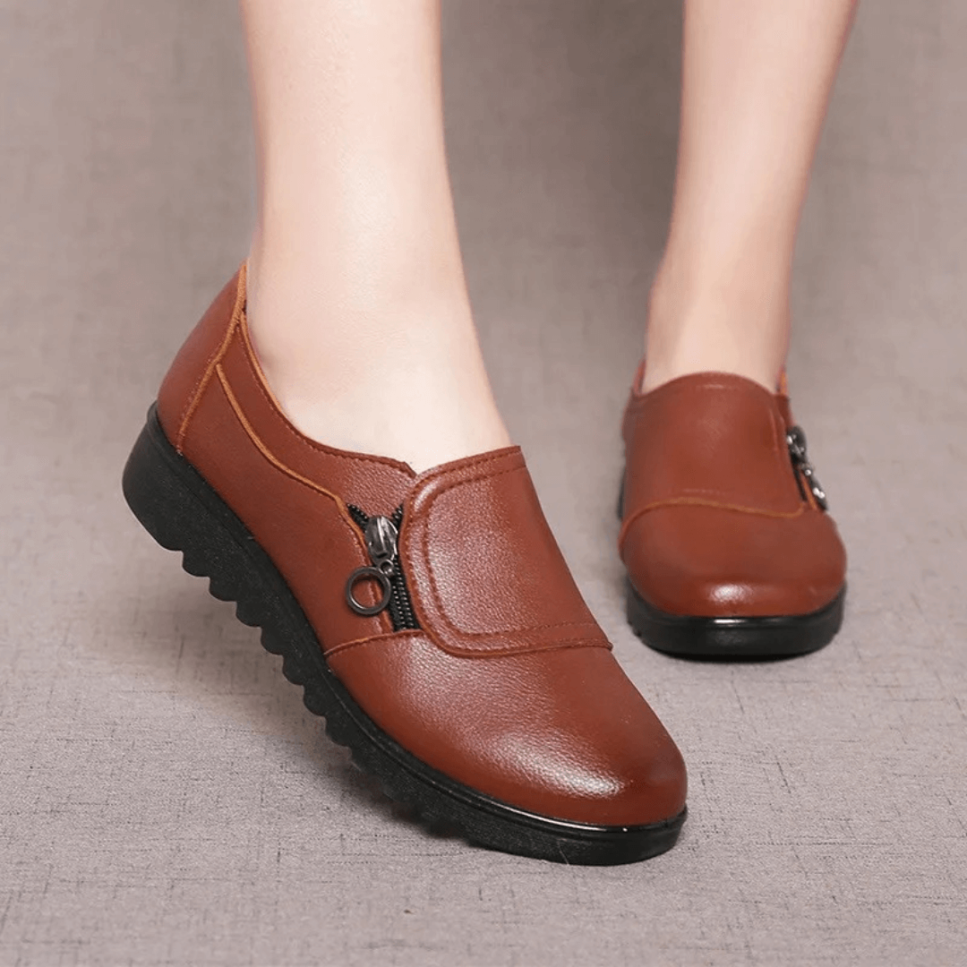 Orthopädische lederschuhe - amazhia 0