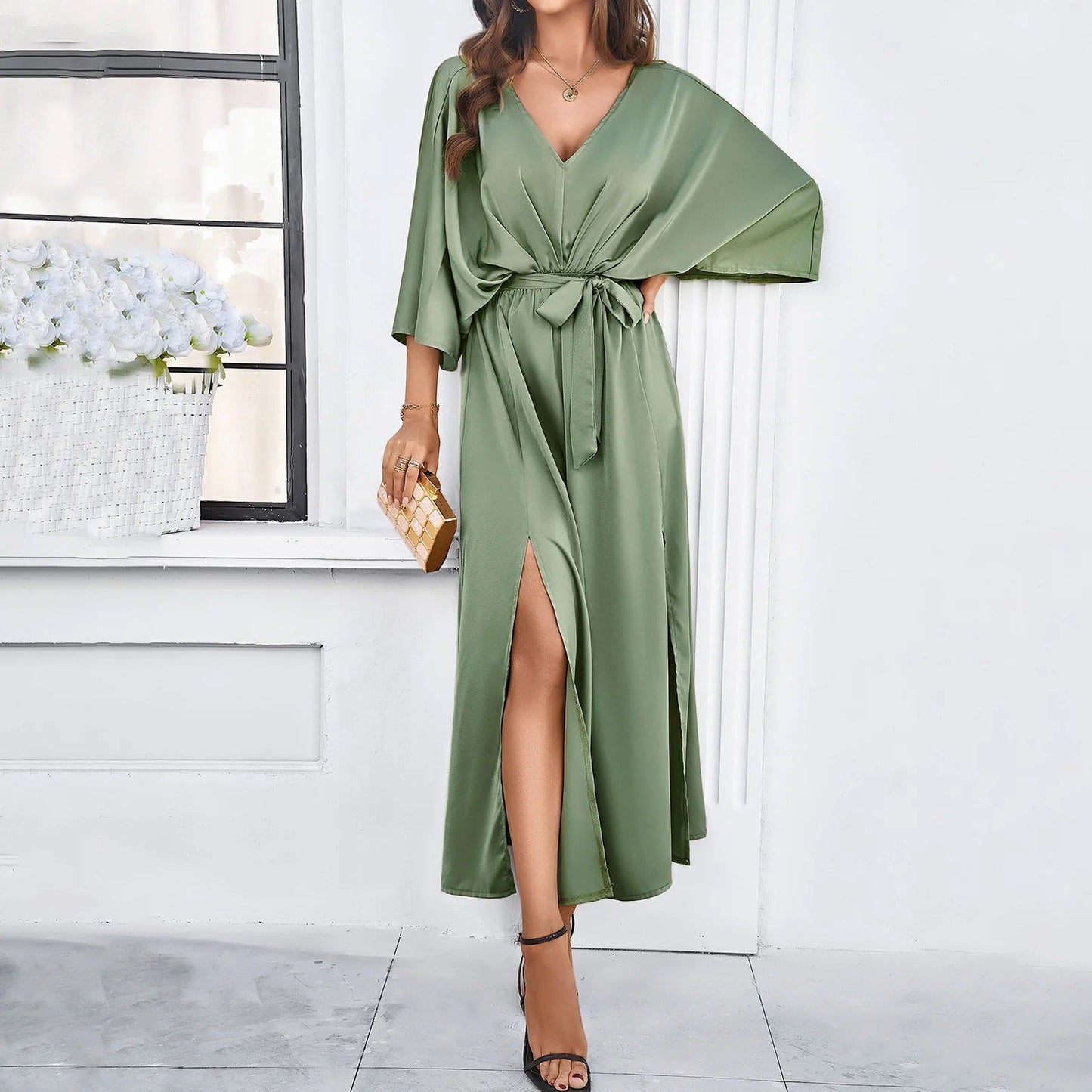Patricia - Sommerkleid mit V-Ausschnitt 1