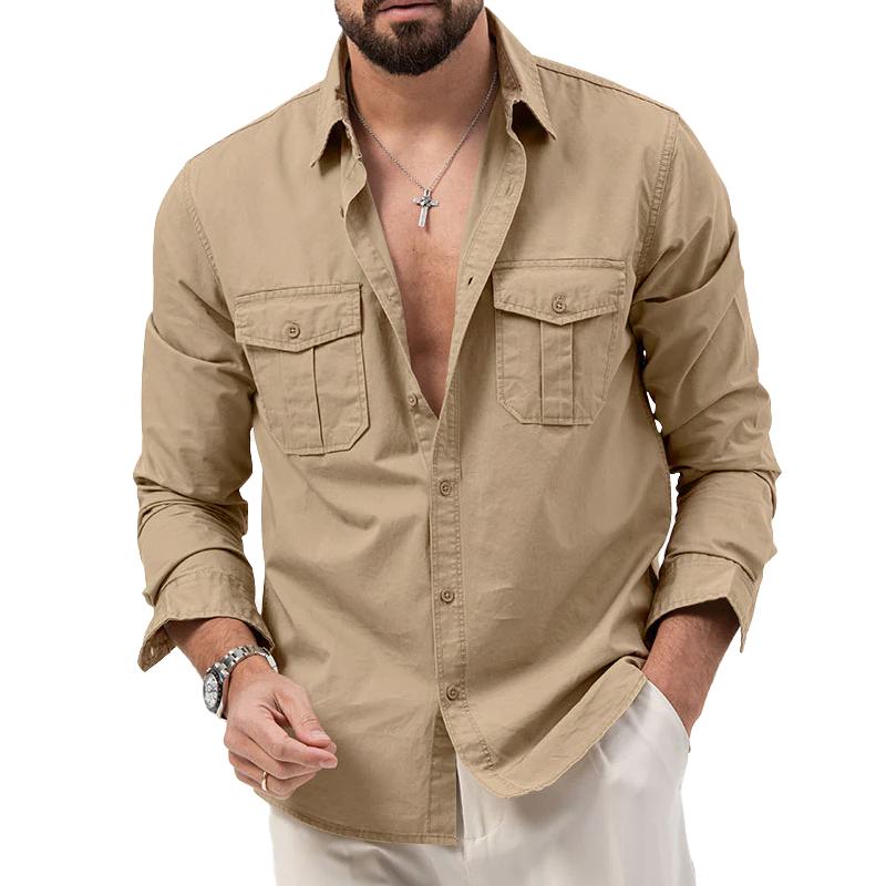 Paul - Herren Cargo-Hemd 1