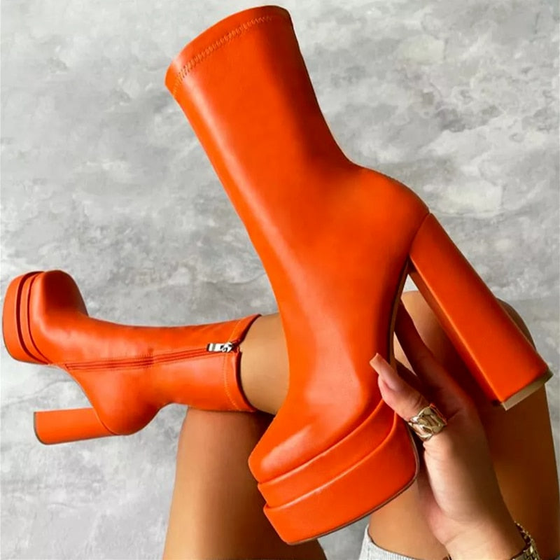 Plateau Stiefeletten 1
