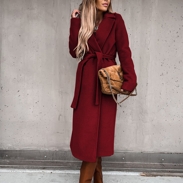 Pricilla - Eleganter langer Mantel 7