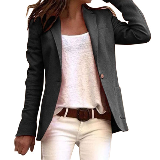 Renata Reversknopf, schlank, langärmelig, Blazer 1