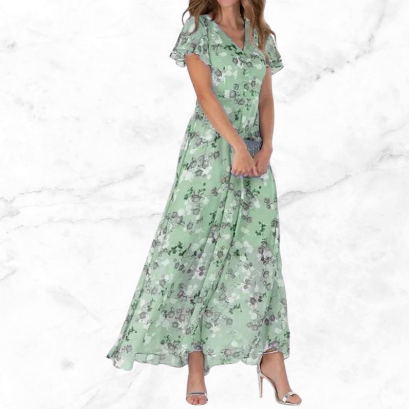 Ria - Geblümtes Vintage-Kleid 1