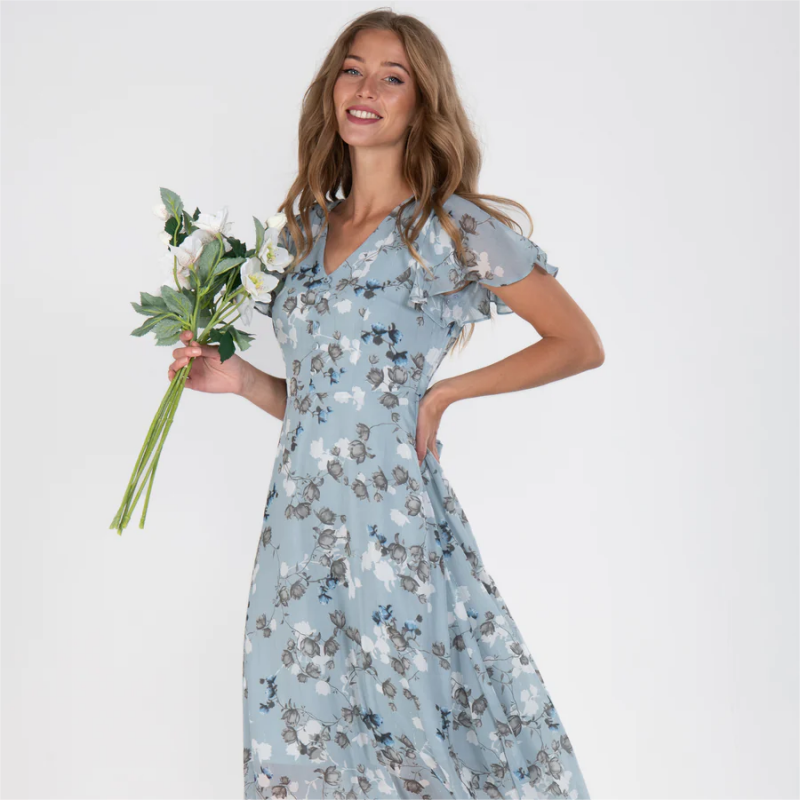 Ria - Geblümtes Vintage-Kleid 6