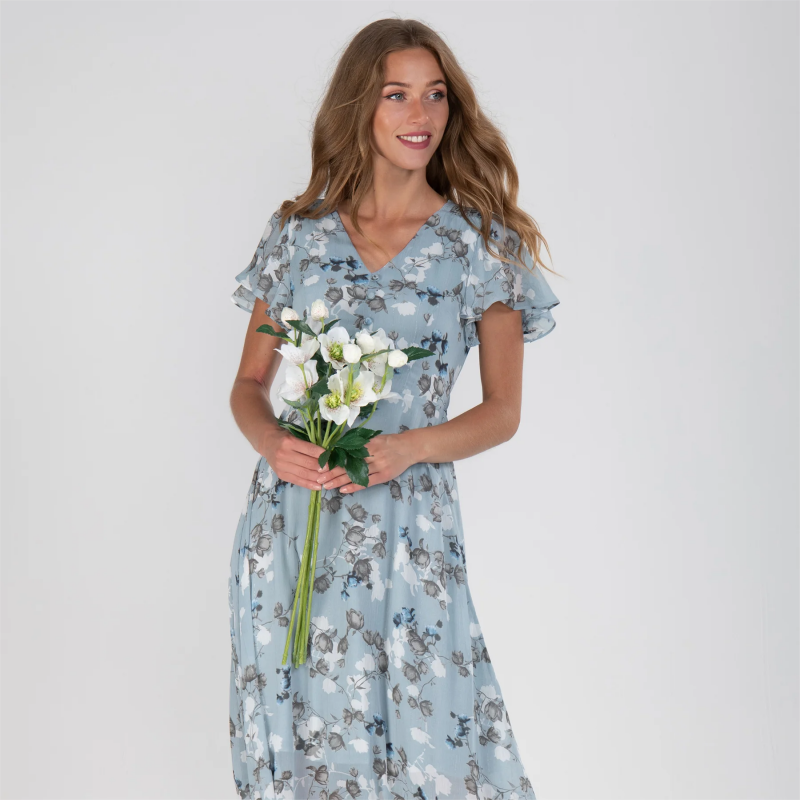 Ria - Geblümtes Vintage-Kleid 7