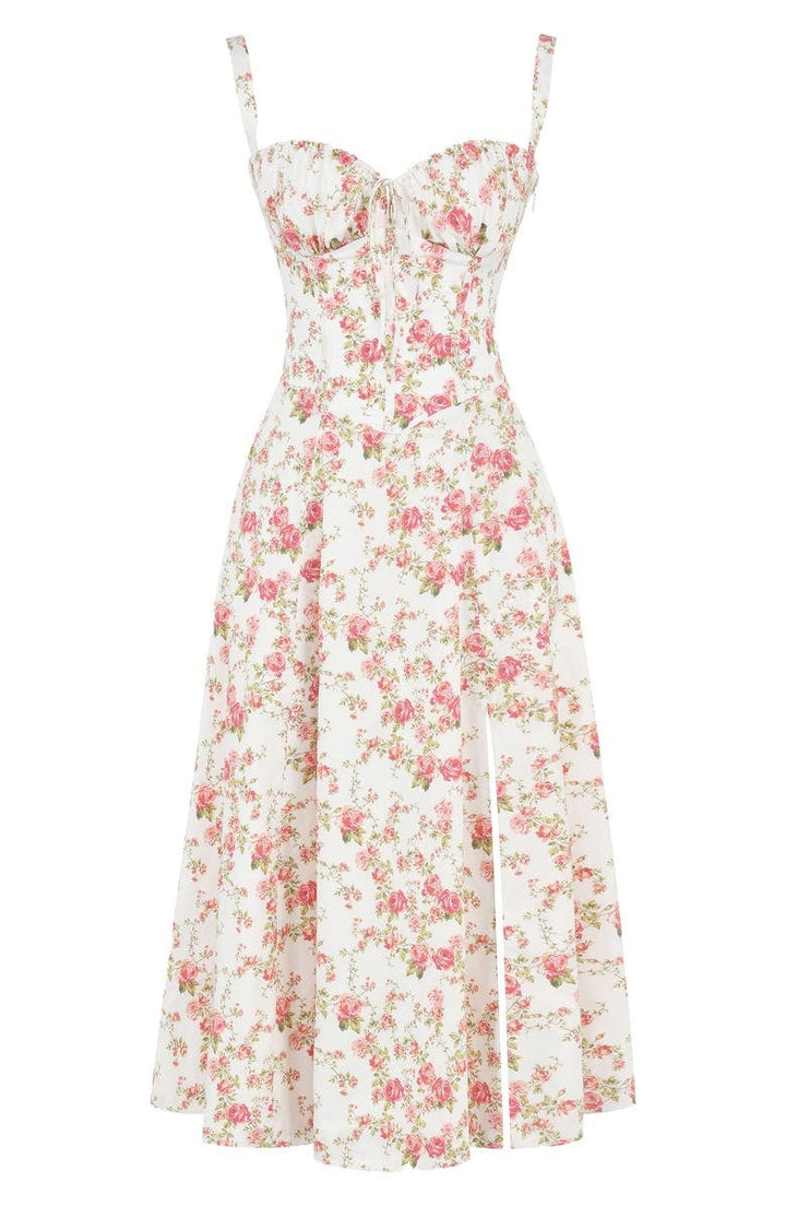 Rosie | Floral Bustier Korsettkleider für Frauen 0