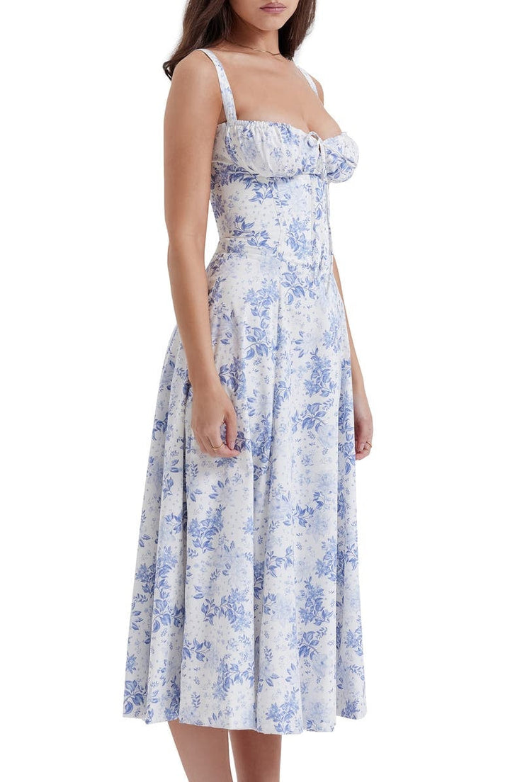 Rosie | Floral Bustier Korsettkleider für Frauen 3