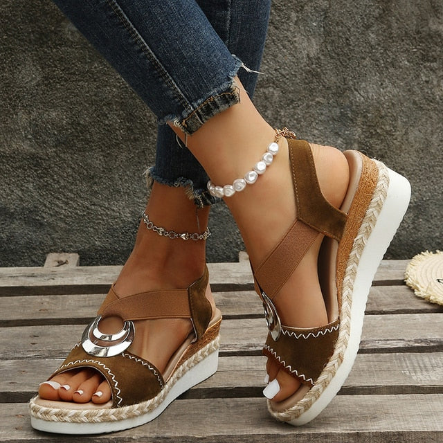 SANNE - Orthopädische Keilsandalen 1