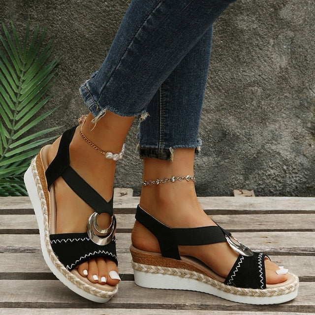SANNE - Orthopädische Keilsandalen 2