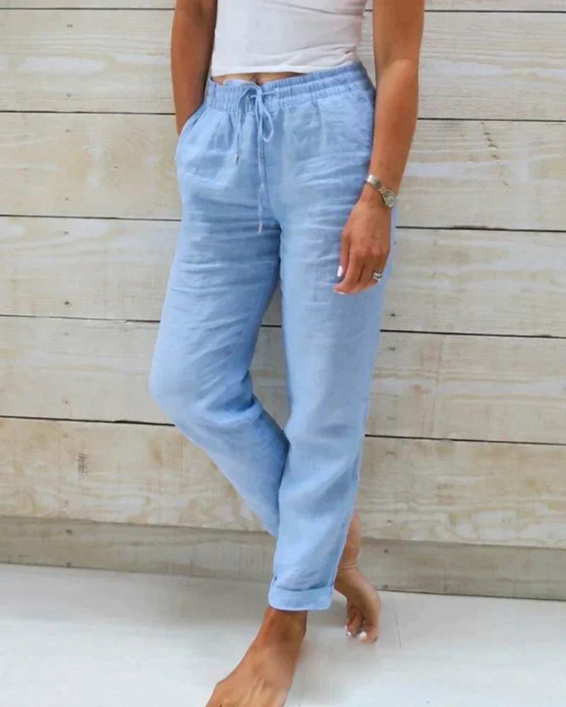 STACY | Stylische Leinen Hose für Frauen 1