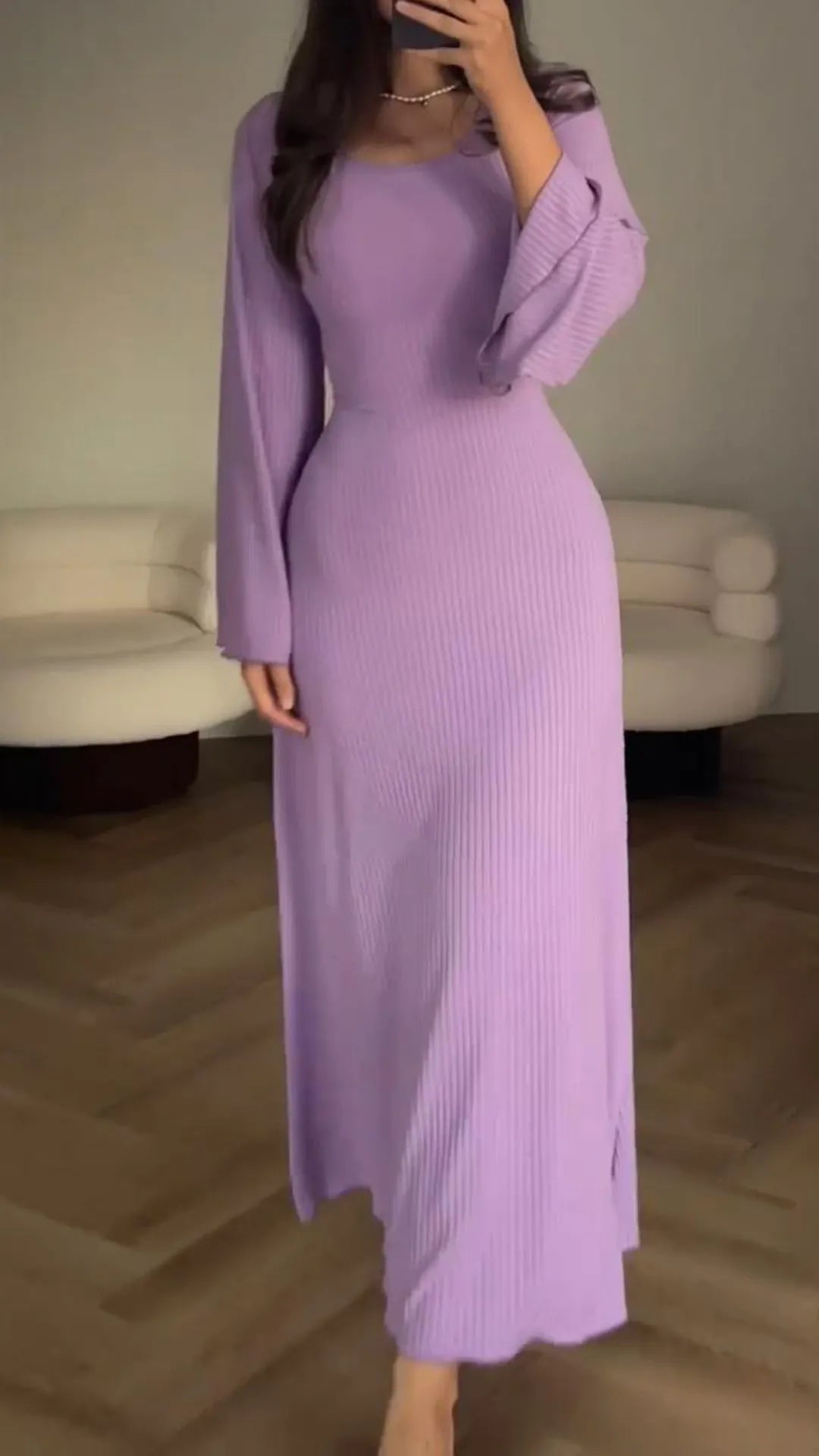 Salma - Elegantes Bodycon Maxikleid 0