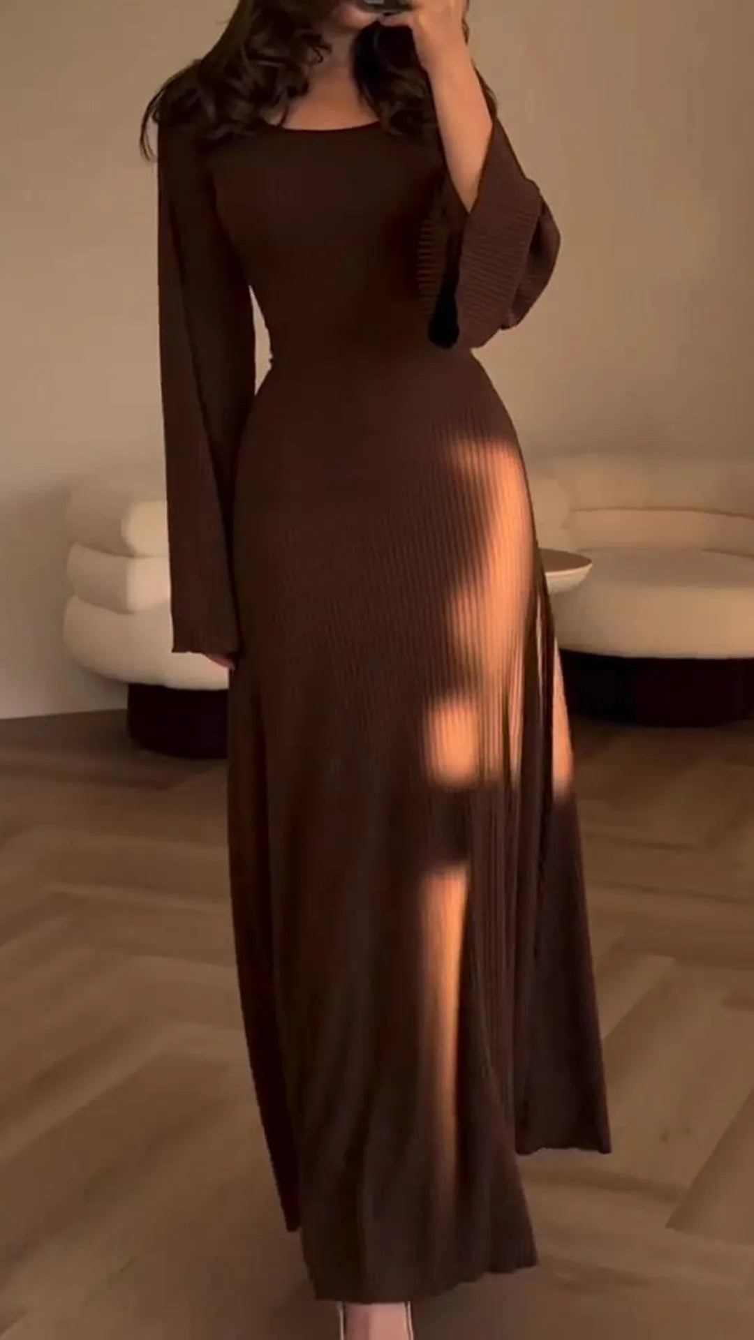 Salma - Elegantes Bodycon Maxikleid 3