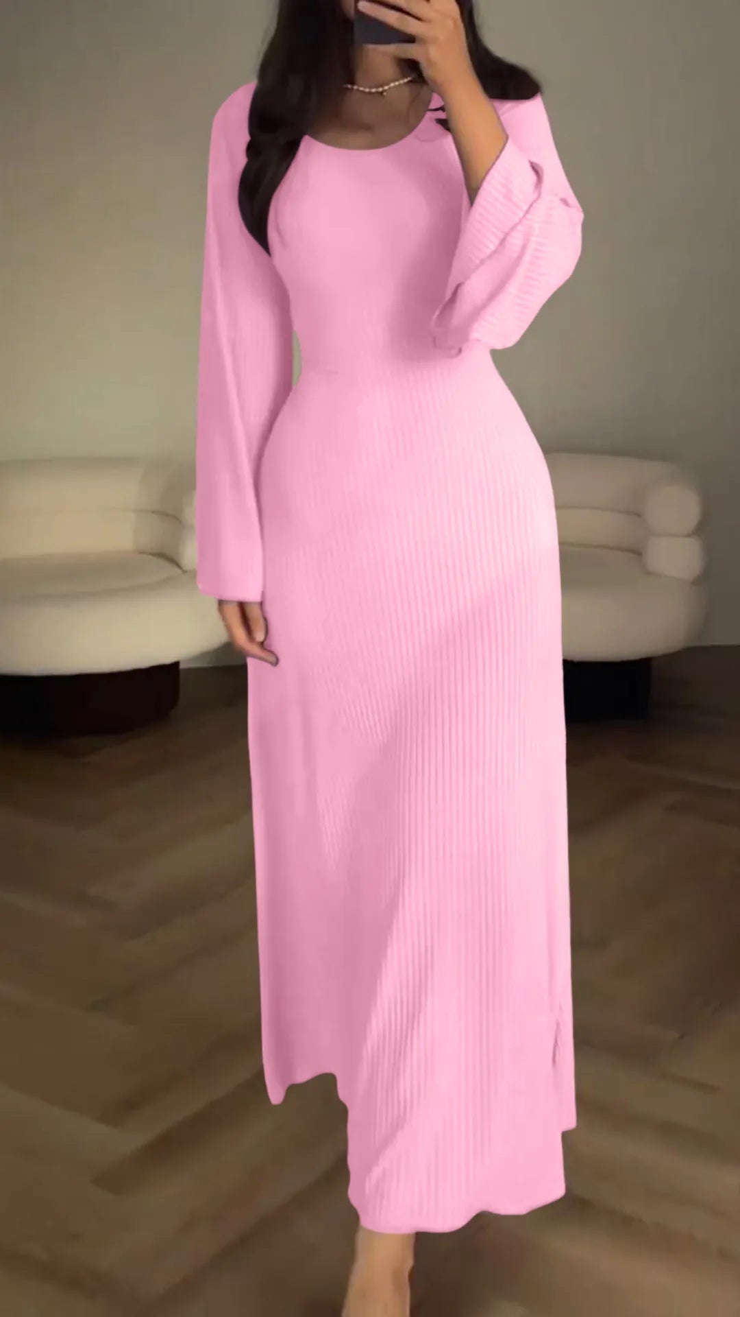 Salma - Elegantes Bodycon Maxikleid 5