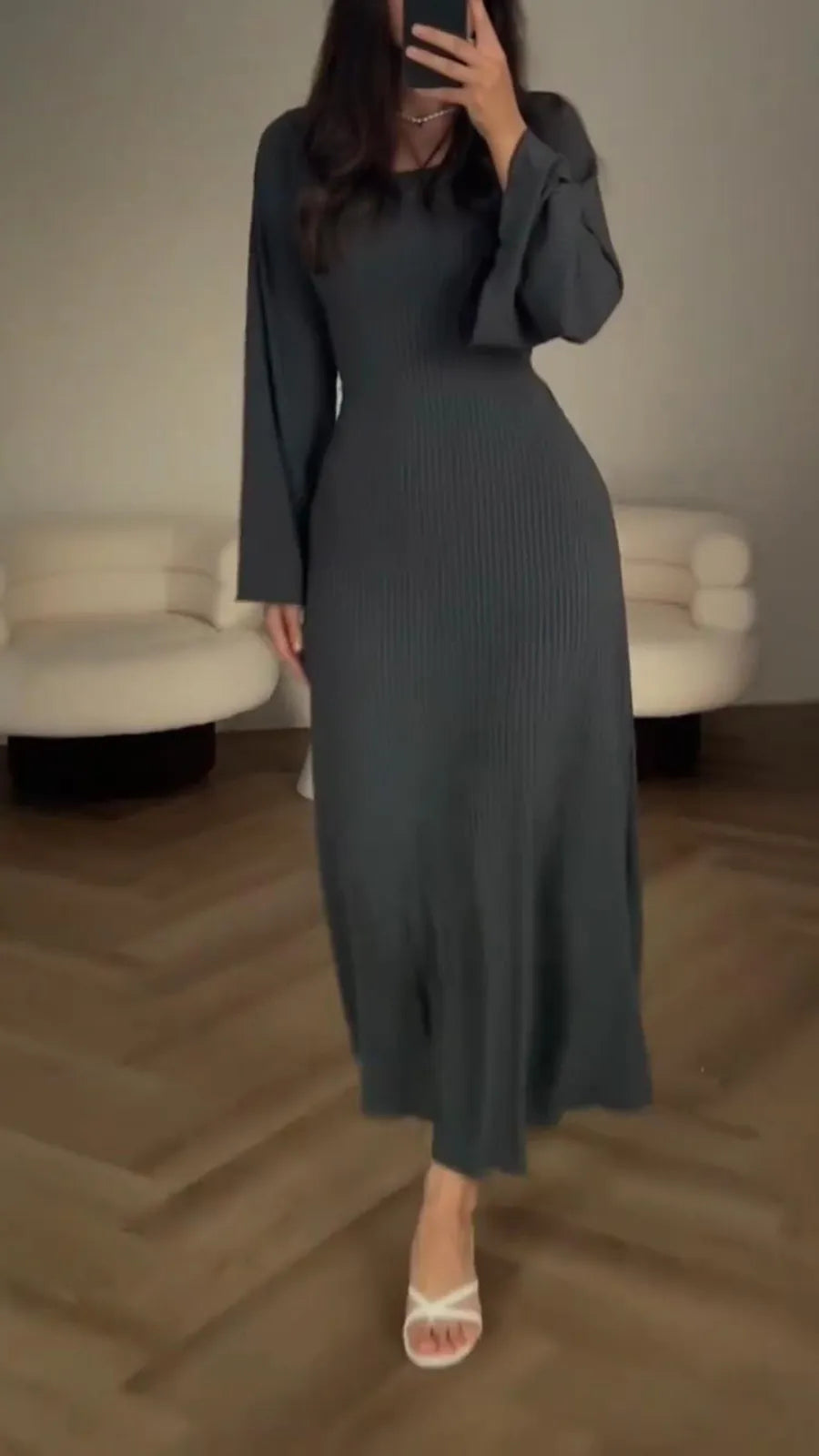 Salma - Elegantes Bodycon Maxikleid 7