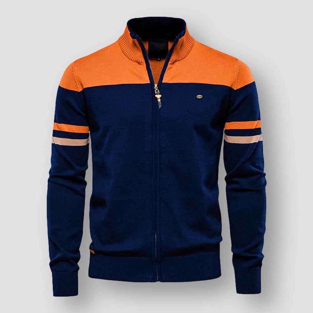 Santo - Herren Strickjacke mit Reißverschluss 1