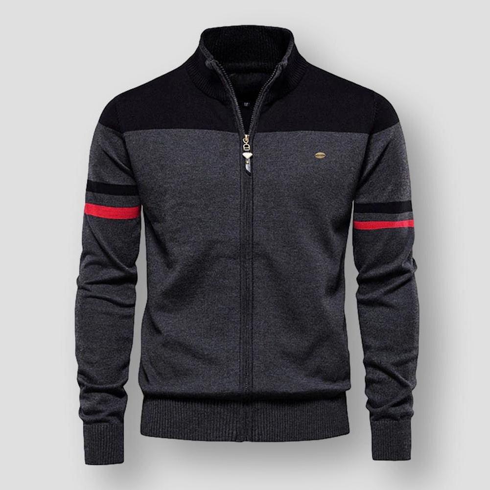 Santo - Herren Strickjacke mit Reißverschluss 2