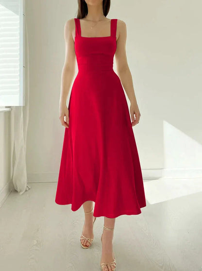 Seline - Neue dicke Riemen Slim Fit Mini Kleid für Sommer 2024 3