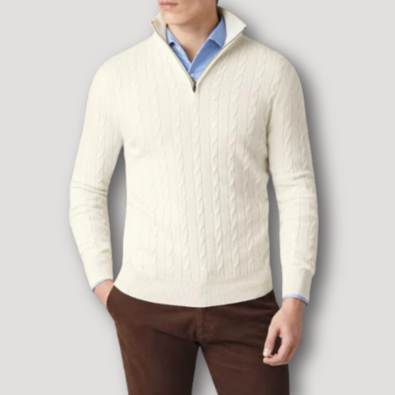 Shad - Italienischer Pullover mit Reißverschluss für Männer 1
