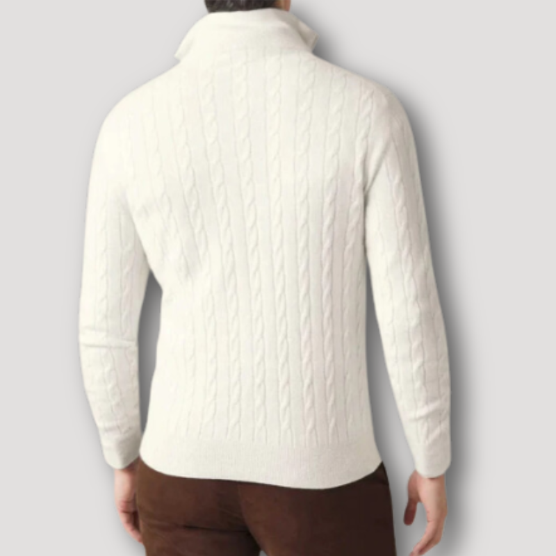 Shad - Italienischer Pullover mit Reißverschluss für Männer 2