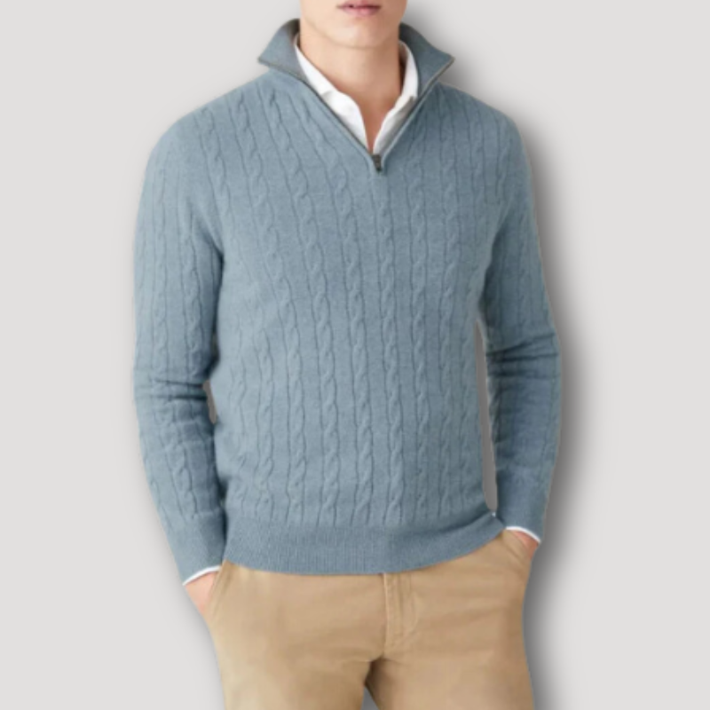 Shad - Italienischer Pullover mit Reißverschluss für Männer 3