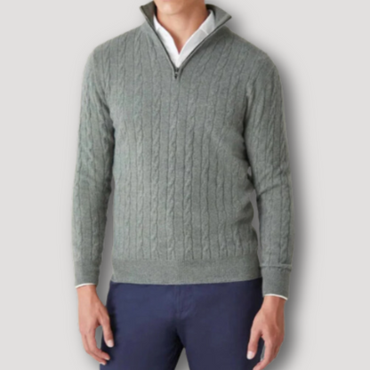 Shad - Italienischer Pullover mit Reißverschluss für Männer 5