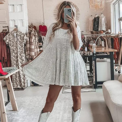Sophie - Das beste elegante funkelnde Partykleid 4