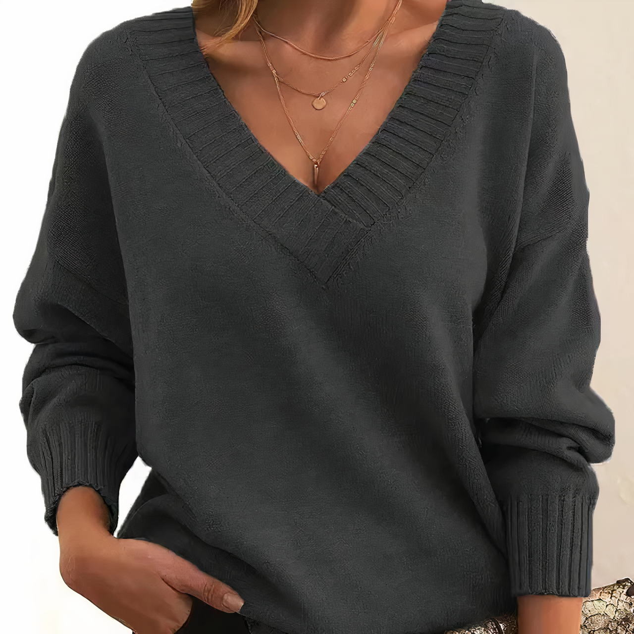 Stilvoller Kaschmir-Pullover 1