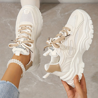 Stylische Mesh-Chunky Sneakers für Damen | Perfekt für den Alltag 0