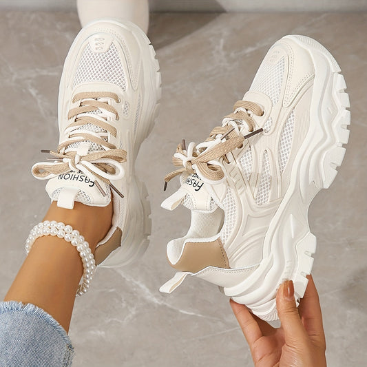Stylische Mesh-Chunky Sneakers für Damen | Perfekt für den Alltag 0