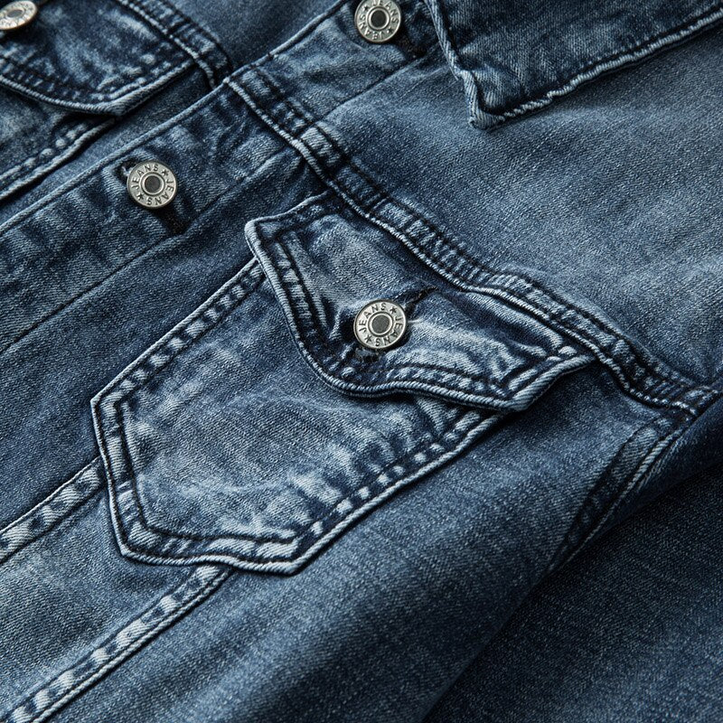 Stylische denim-jacke - mherk 3