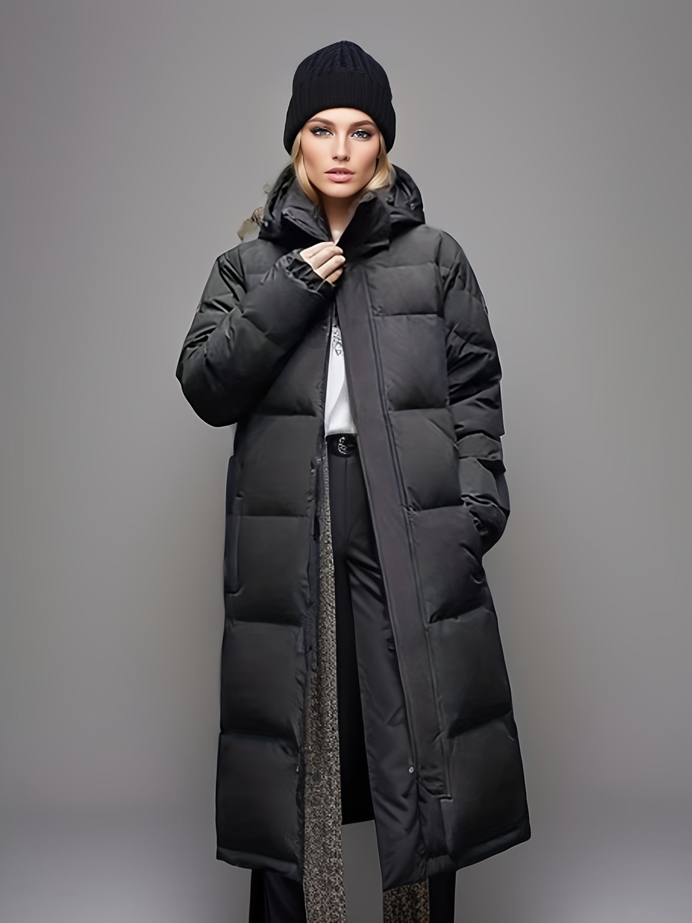 Stylischer Langer Winter Daunenparka Für Damen | Perfekt für Outdoor-Aktivitäten 0