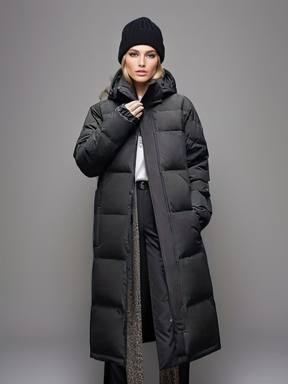 Stylischer Langer Winter Daunenparka Für Damen | Perfekt für Outdoor-Aktivitäten 0