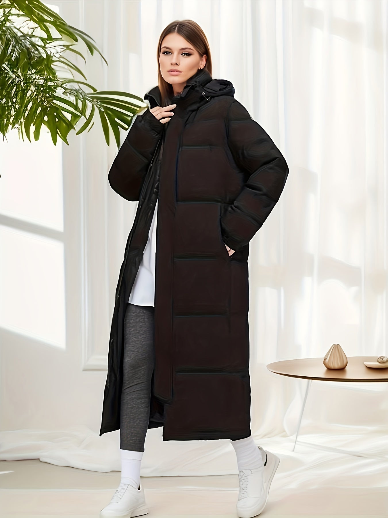 Stylischer Langer Winter Daunenparka Für Damen | Perfekt für Outdoor-Aktivitäten 4