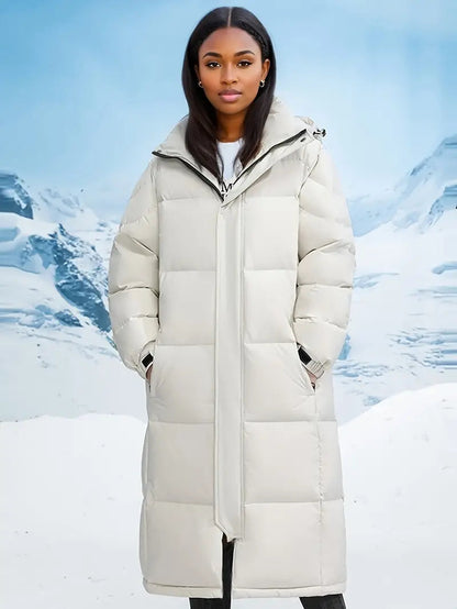 Stylischer Langer Winter Daunenparka Für Damen | Perfekt für Outdoor-Aktivitäten 8