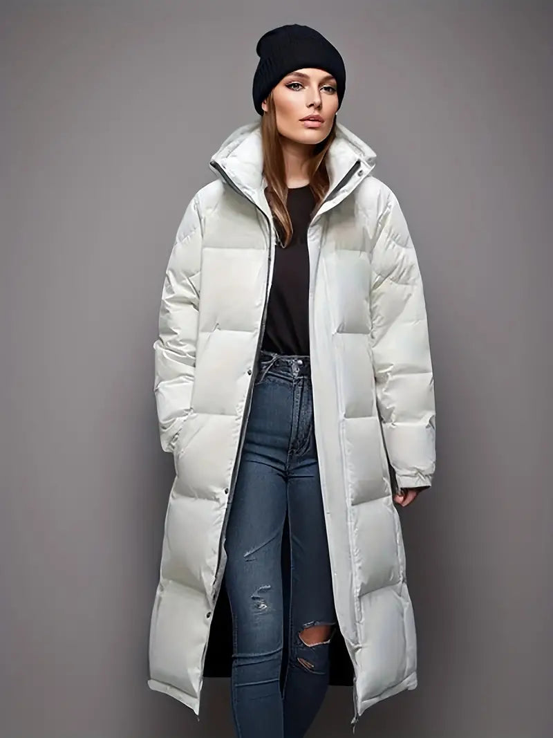 Stylischer Langer Winter Daunenparka Für Damen | Perfekt für Outdoor-Aktivitäten 9