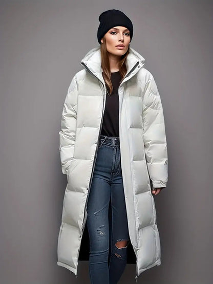Stylischer Langer Winter Daunenparka Für Damen | Perfekt für Outdoor-Aktivitäten 9