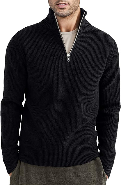 TOMMY - Stylischer Zipper Pullover für Herren (italienisches Design) 4