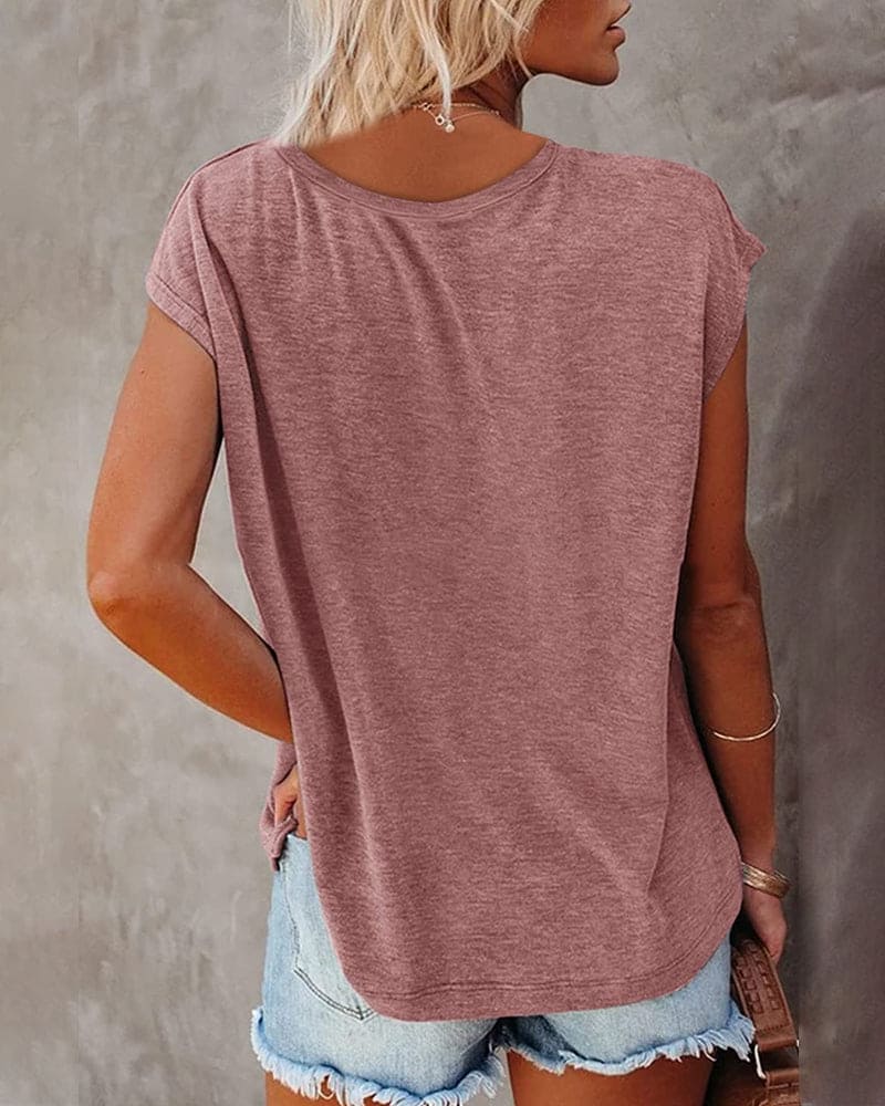 Tanja - V-Ausschnitt Shirt 4