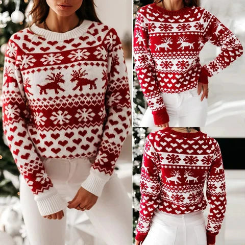 Teni - warmer weihnachtspulli für frauen 2