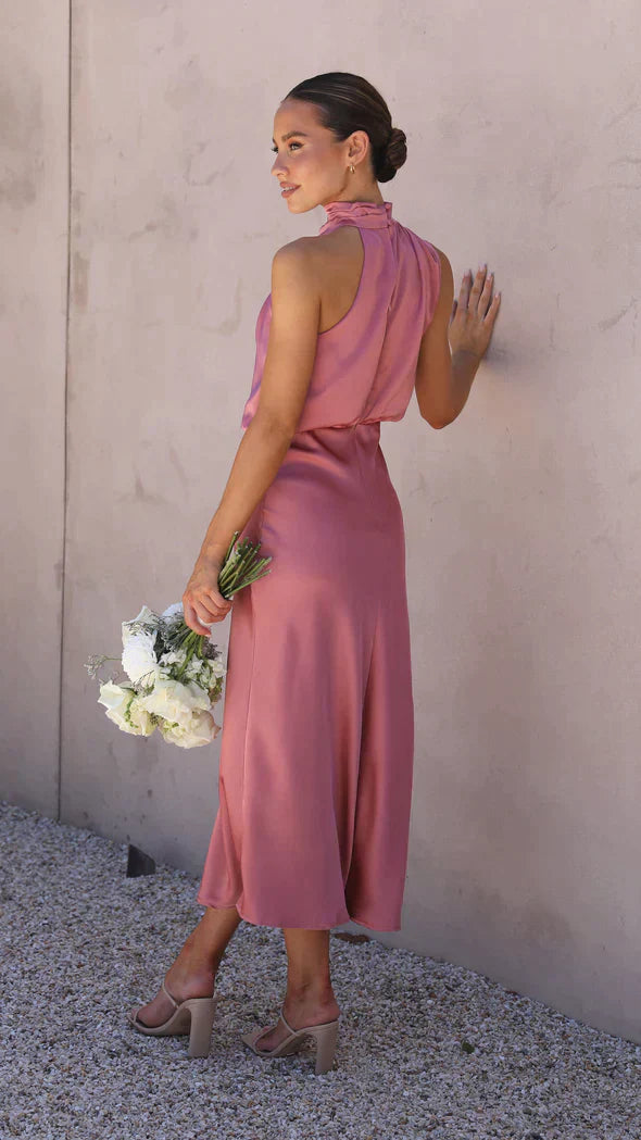 Teresa - Elegantes Satinkleid 6
