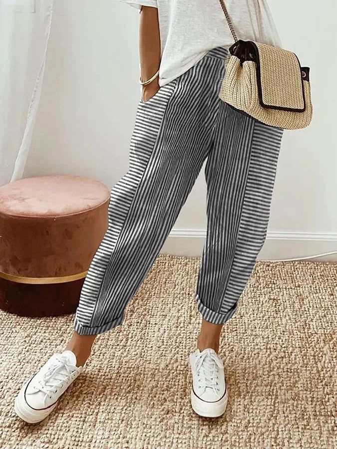 Tilda - Hose - Lässig - Leinen - Für jeden Tag geeignet für Damen 5