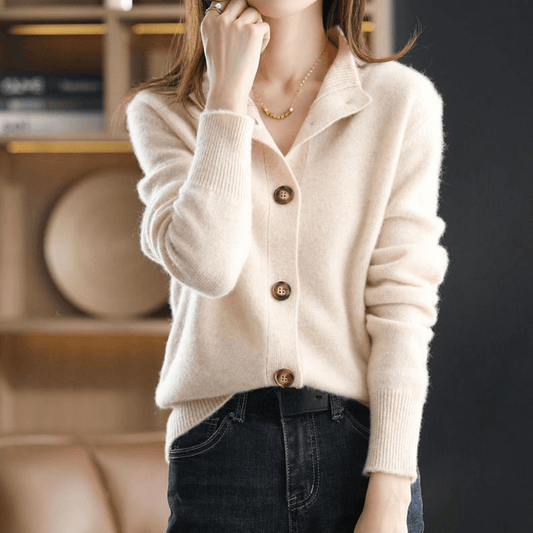 Valencia - Modische bequeme Damen-Strickjacke 0