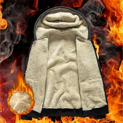 Valentina - Kuschelige Unisex Lammfell Kapuzenjacke 1