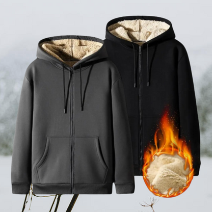 Valentina - Kuschelige Unisex Lammfell Kapuzenjacke 3