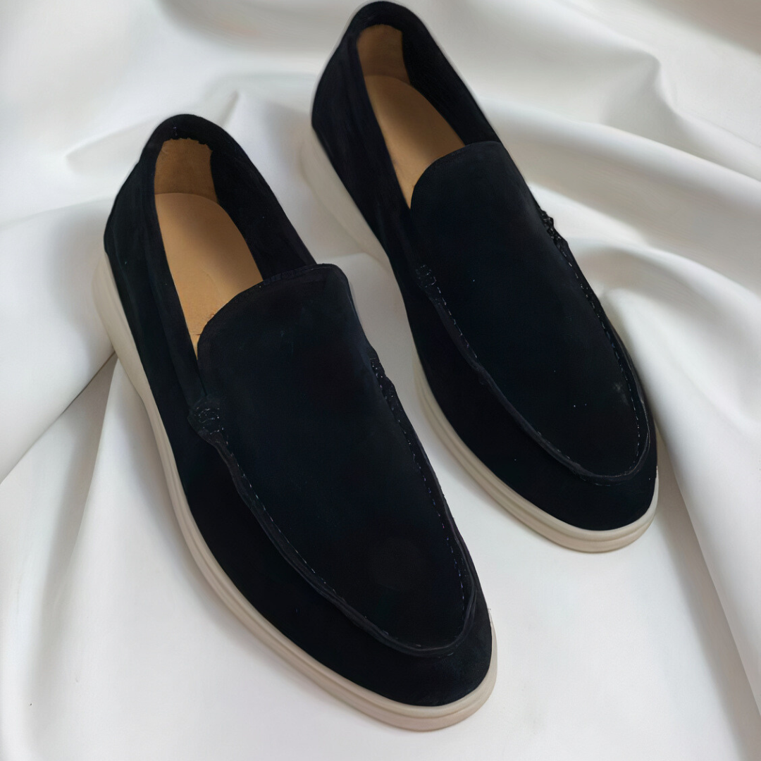 Vintage Herren Leder Loafers 0