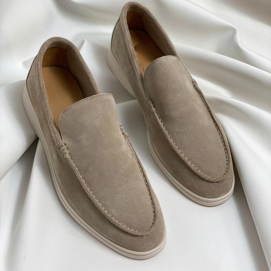 Vintage Herren Leder Loafers 1