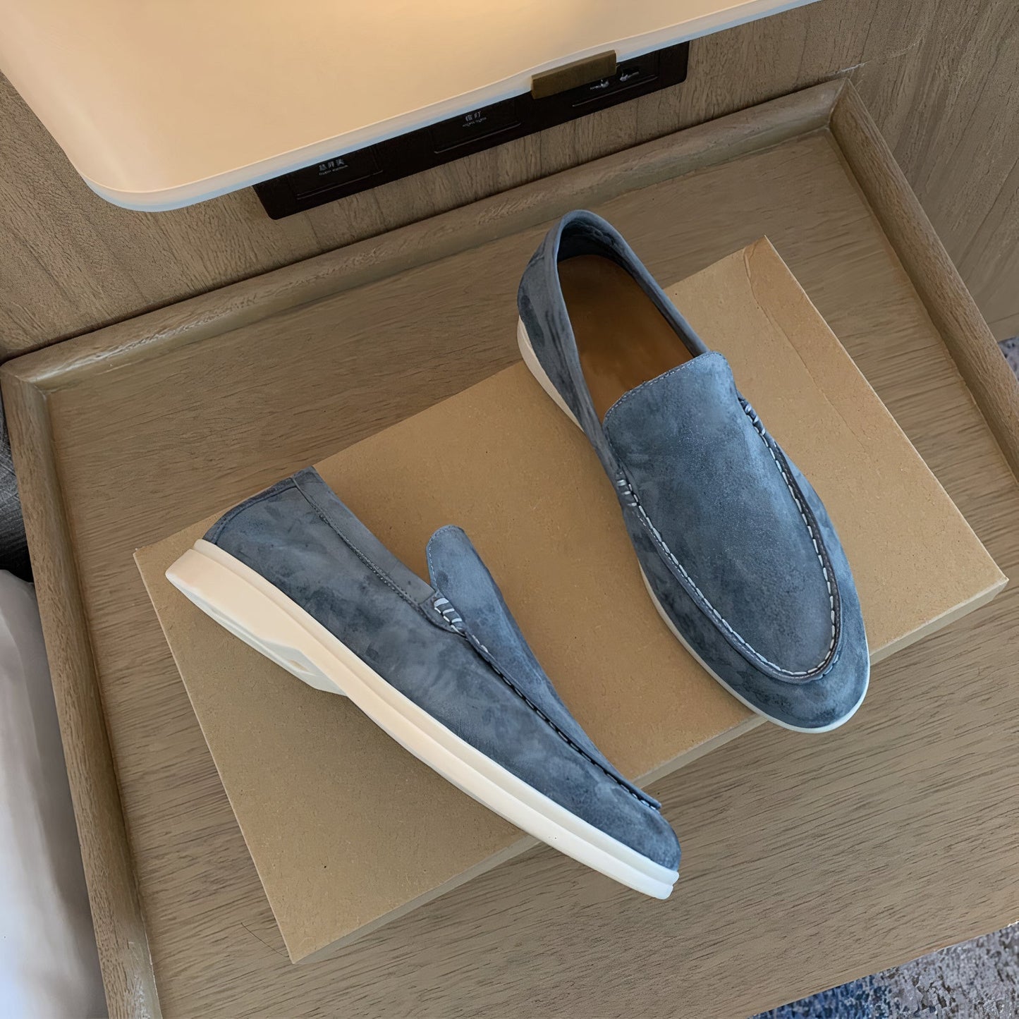 Vintage Herren Leder Loafers 4