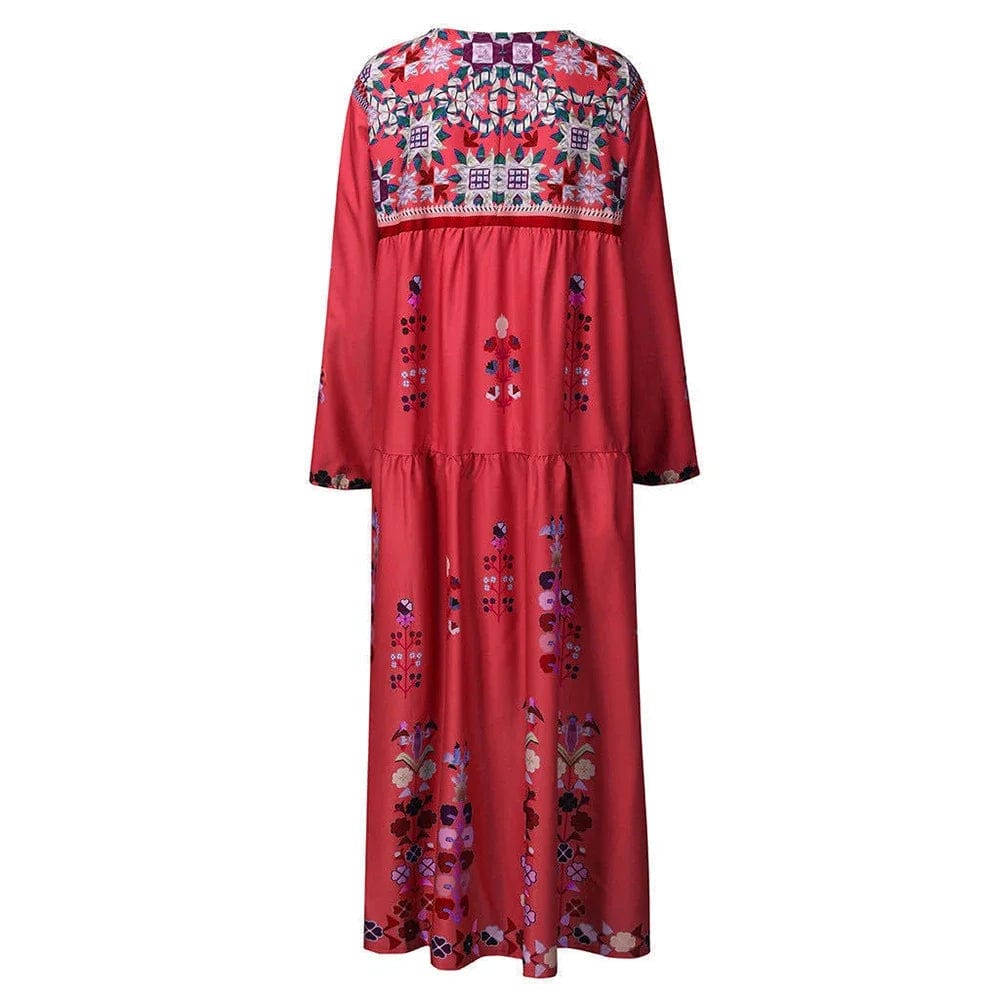 Vivi - Lässiges Maxikleid - Boho - Leinen - Für verschiedene Zwecke für Damen 4